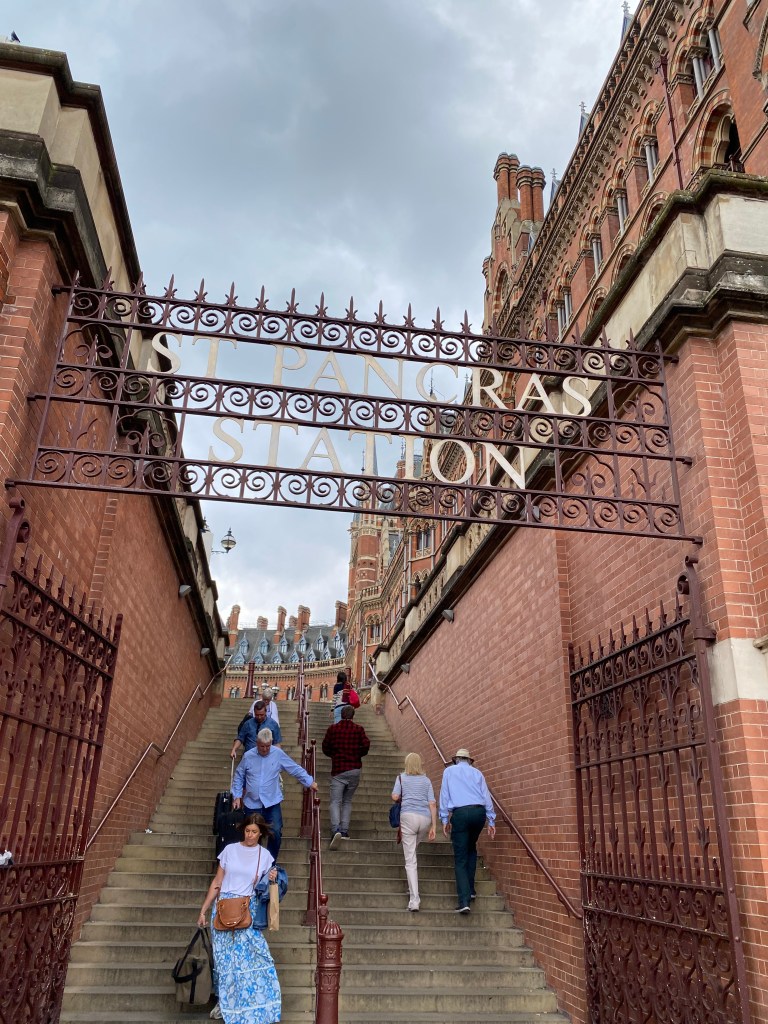 Gate to St. Pancras Station.